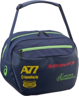 【ASICS/アシックス】 A77 ショルダーバッグ ネイビーxライム ユニセックス アシックス